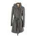 Calvin Klein Jacket: Gray Jackets & Outerwear - Women's Size Small