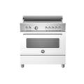 Bertazzoni MAS95I1EBIC cooker Range cooker Electric Zone induction hob White A