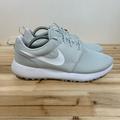 Nike Shoes | New Nike Roshe Golf Spikeless Cleats Mens 11.5 Mesh Wolf Grey White Dv1202-009 | Color: Silver/White | Size: 11.5