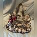 Coach Bags | Coach Poppy Graffiti Tote | Color: Silver/White | Size: Os