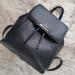 Michael Kors Bags | Michael Kors Ginger Flap Drawstring Backpack Medium Black | Color: Black | Size: Os