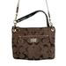 Coach Bags | Coach Poppy Brown And Gold Signature Canvas Leather Strap Shoulder Bag | Color: Brown/Gold | Size: Os