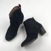 J. Crew Shoes | J. Crew Quinn Suede Ankle Booties Black 6.5 | Color: Black | Size: 6.5