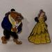 Disney Jewelry | Beauty & The Beast Pin Set - Belle Holding Rose 2009 - The Beast Bowing 2015 | Color: Blue/Gold | Size: Os