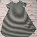 Lularoe Dresses | Carly Swing Dress | Color: Green/White | Size: 2x