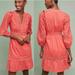 Anthropologie Dresses | Anthropologie Akemi + Kin Josephine Embroidered Dress Coral Pink Size Xs | Color: Pink/Red | Size: Xs