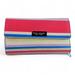 Kate Spade Bags | Kate Spade Tri-Fold Striped Multicolor Wallet Spring Colors Vintage Discontinued | Color: Blue/Pink | Size: Os