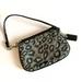 Coach Bags | Coach Black Silver Metallic Animal Print Wristlet Mini Bag Purse Wallet Pouch | Color: Black/Silver | Size: Os