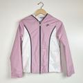 Nike Jackets & Coats | Nike Lightweight Windbreaker Jacket Pink And White Size Xs | Color: Pink/White | Size: Xs