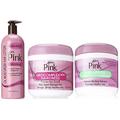 Luster's Pink Oil Moisturizer Hair Lotion, Gro Complex 3000 Hairdress & Therapeutic Conditioning Hairdress (Set of 3)