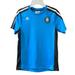 Adidas Shirts & Tops | Adidas Blue Soccer Jersey Athletic T-Shirt Black White Stripes Size 7 | Color: Black/Blue | Size: 7b