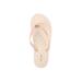 Michael Kors Shoes | Michael Kors Flip Flops Thongs Sandals White Light Pink Ballet 9 New | Color: Pink | Size: 9