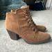 American Eagle Outfitters Shoes | Ae American Eagle Outfitters Size 10 Heeled Ankle Booties. | Color: Brown/Tan | Size: 10