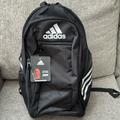 Adidas Bags | Adidas Estadio Iv Soccer Backpack Black/Silver | Color: Black/Silver | Size: Os