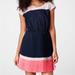 American Eagle Outfitters Dresses | M American Eagle Pleated Color Block Cocktail Dress | Color: Pink/Purple | Size: M