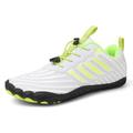 Breathable Barefoot Shoes Men Women FiveFingers Shoes Water Shoes Unisex Women Men Beach Shoes Fitness Shoes Quick-Drying with a Wide Toe Box (Color : White, Size : 6 UK)