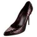 Gucci Shoes | Gucci Snakeskin Shoes Pumps - Aubergine Purple High Heel Sz: 37 (Us 7) | Color: Purple | Size: 7
