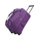 Meechi Suitcase Large Capacity Travel Suitcase with Wheels Trolley Bag Rolling Luggage Bag Oxford Wheeled Bag (Color : Purple, Size : 47x28x30cm)