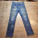 Levi's Jeans | Levis 511 Jeans Mens 30x29 Blue Denim Slim Straight Skater Stretch Destroyed | Color: Blue | Size: 30