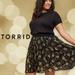 Torrid Skirts | Harry Potter Celestial Mini Chiffon Pleated Skater Skirt Black & Gold 1x | Color: Black/Gold | Size: 1x