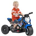 Maxmass 6V Kids Ride on Motorcycle, Battery Powered Electric Motorbike with Detachable Training Wheels, Music, Headlight, Horn, 2/3 Wheel Children Motor Bike for 18-36 Months Old (Blue)