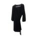 J. Crew Dresses | J. Crew Black Crepe Wrap Dress Size 8 | Color: Black | Size: 8