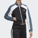Adidas Tops | New Adidas Track Jacket Cropped Zip Up | Color: Black/Blue | Size: S