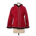 By Design Sport Faux Fur Jacket: Red Jackets & Outerwear - Women's Size Small