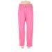 Victoria's Secret Pink Sweatpants - High Rise: Pink Activewear - Women's Size Large