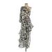 ALEXIS for Target Cocktail Dress - Maxi: Silver Animal Print Dresses - Women's Size X-Small