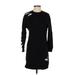 Monrow Casual Dress - Sweater Dress: Black Dresses - Women's Size X-Small