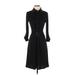 MICHAEL Michael Kors Casual Dress - Shirtdress: Black Dresses - Women's Size Small