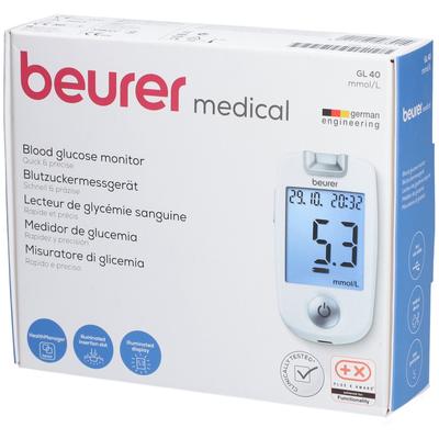 Beurer Gl40 Blutzuckermessgerät mmol/l codefree 1 St Gerät Image