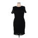 Liz Claiborne Casual Dress - Sheath: Black Dresses - Women's Size 14