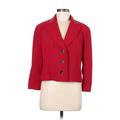 Jones New York Blazer Jacket: Red Jackets & Outerwear - Women's Size 6