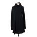 CAbi Casual Dress - Sweater Dress: Black Dresses - Women's Size Small
