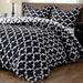 2-Piece Comforter Set with Down Alternative Reversible Comforter and 1 Pillow Sham, Twin Size
