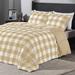 2-Piece Comforter Set with Down Alternative Reversible Comforter and 1 Pillow Sham, Twin Size