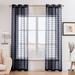 Deconovo Dots Decorative Sheer Curtain for Living Room (2 Panels)