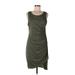 Treasure & Bond Casual Dress - Sheath: Green Marled Dresses - Women's Size Large