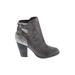 Gianni Bini Ankle Boots: Gray Shoes - Women's Size 9 1/2