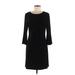 Tommy Hilfiger Casual Dress - Sheath: Black Solid Dresses - Women's Size 6