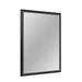 Ebern Designs Sweeny Metal Rectangle Bathroom Vanity Mirror Decorative Wall Mirror Accent Mirror Metal in Black | 24 H x 40 W x 1.38 D in | Wayfair