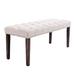 Red Barrel Studio® Upholstered Tufted Bench Ottoman | 18.9 H x 45.28 W x 16.93 D in | Wayfair 9A91037558C24353A7AEAE43C25AC7E1