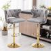 Everly Quinn Odie Swivel Adjustable Height Stool | 20.15 W x 19.05 D in | Wayfair 9DCED7AA4AE943698C56897B0468772D