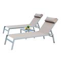 Latitude Run® Patio Chaise Lounge Set | Wayfair 5043ABD3EFE74693A074C2CC4250A30C