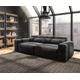 DELIFE Big-Sofa Sirpio L 260x110 cm Mikrofaser Schwarz, Big Sofas