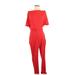 Alexia Admor Jumpsuit: Red Solid Jumpsuits - Women's Size Small