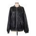 Olivaceous Faux Leather Jacket: Black Jackets & Outerwear - Women's Size Medium