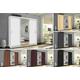 Tripple Sliding Door Wardrobe - 6 Colors | Wowcher